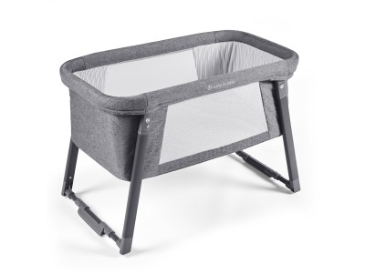 Ickle Bubba Mini Rocker Crib - Space Grey | Baby Snooze