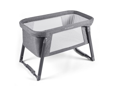 Ickle Bubba Mini Rocker Crib - Space Grey | Baby Snooze