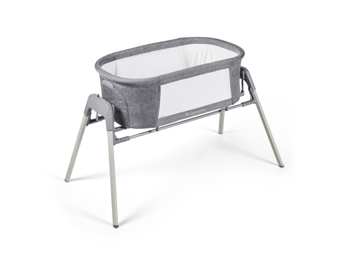 Ickle Bubba Drift Gliding Crib - Ash Grey | Baby Snooze