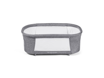 Ickle Bubba Drift Gliding Crib - Ash Grey | Baby Snooze