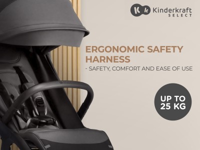 NUBI 2 Compact Stroller - Cloudy Grey | Kinderkraft