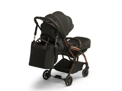 Leclerc Baby Influencer Stroller - Black Brown | Baby Snooze