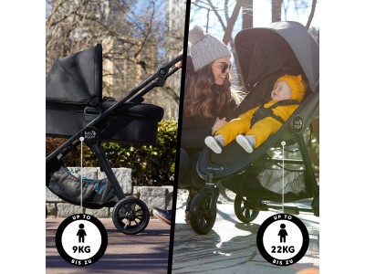 City Mini GT2 All-Terrain Pushchair - Opulent Black | Baby Jogger