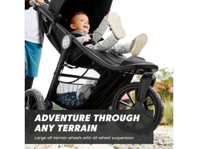 City Elite 2 All-Terrain Pushchair - Opulent Black | Baby Jogger