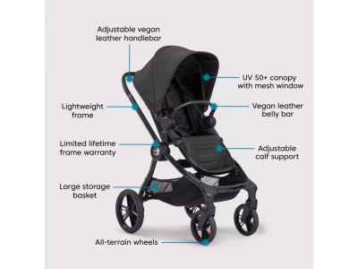 City Sights 2 Compact Stroller Bundle - Deep Teal | Baby Jogger