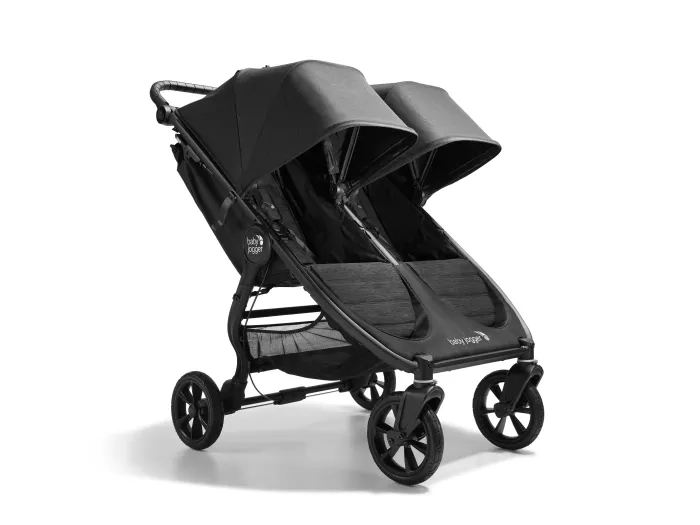 Baby Jogger City Mini GT2 Double All-Terrain Double Pushchair - Opulent Black