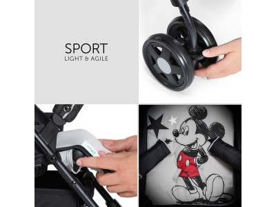 Hauck Sport Pushchair - Mickey Stars | Baby Snooze