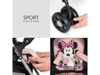 Hauck Sport Pushchair - Minnie Sweetheart | Baby Snooze