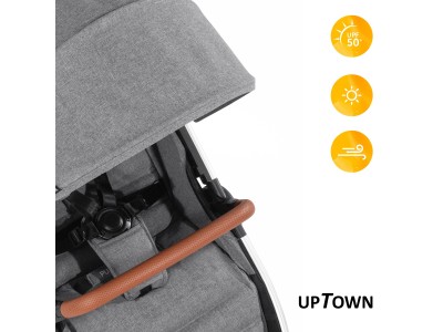 Hauck Uptown - Melange Grey | Baby Snooze