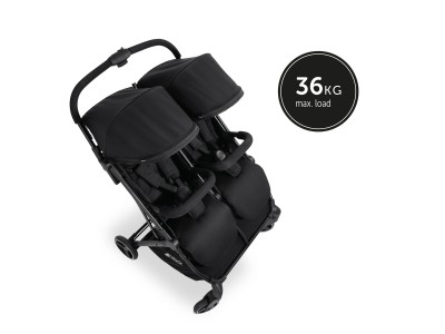 Hauck Swift X Duo Double Pushchair - Black | Baby Snooze