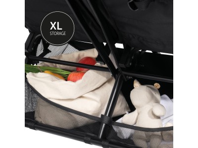 Hauck Swift X Duo Double Pushchair - Black | Baby Snooze