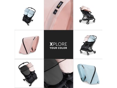 Hauck Swift X Duo Double Pushchair - Black | Baby Snooze