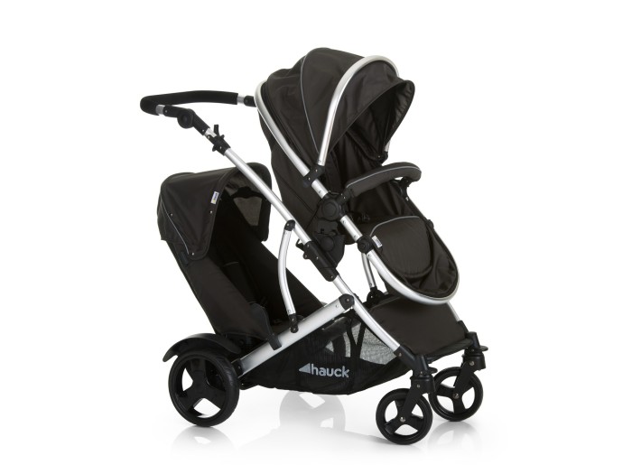 Hauck Duett 2 Tandem Pushchair - Black | Baby Snooze