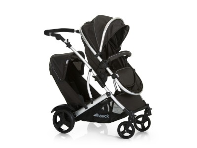 Hauck Duett 2 Tandem Pushchair - Black | Baby Snooze