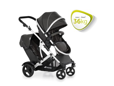 Hauck Duett 2 Tandem Pushchair - Black | Baby Snooze