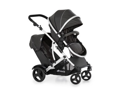 Hauck Duett 2 Tandem Pushchair - Black | Baby Snooze