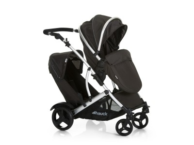 Hauck Duett 2 Tandem Pushchair - Black | Baby Snooze