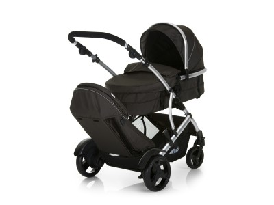 Hauck Duett 2 Tandem Pushchair - Black | Baby Snooze