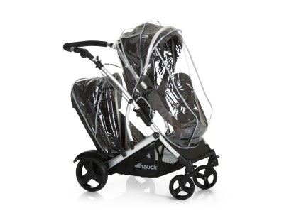 Hauck Duett 2 Tandem Pushchair - Black | Baby Snooze