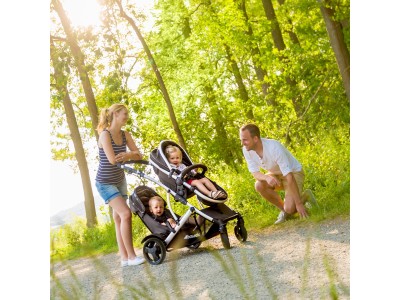 Hauck Duett 2 Tandem Pushchair - Black | Baby Snooze