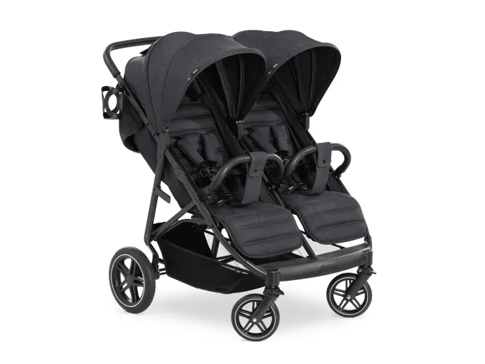 Hauck Duett 2 Tandem Double Pushchair - Black | Baby Snooze