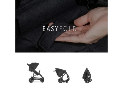 Hauck Duett 2 Tandem Double Pushchair - Black | Baby Snooze