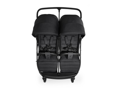 Hauck Duett 2 Tandem Double Pushchair - Black | Baby Snooze