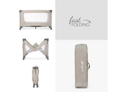 Hauck Dream N Play - Beige | Travel Cot