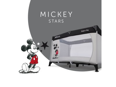 Hauck Disney Dream N Play - Mickey Stars | Travel Cot