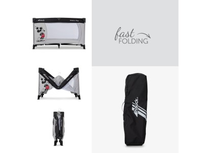 Hauck Disney Dream N Play - Mickey Stars | Travel Cot