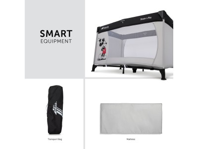 Hauck Disney Dream N Play - Mickey Stars | Travel Cot