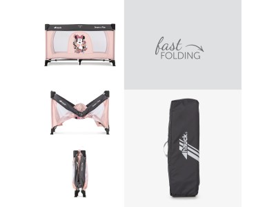 Hauck Disney Dream N Play - Minnie Sweetheart | Travel Cot