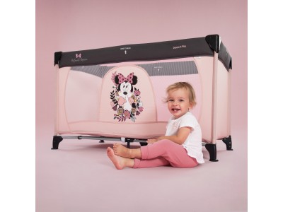 Hauck Disney Dream N Play - Minnie Sweetheart | Travel Cot