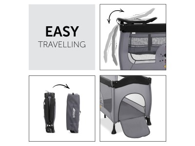 Disney Sleep N Play Center - Mickey Mouse Grey | Hauck