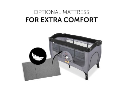 Disney Sleep N Play Center - Mickey Mouse Grey | Hauck