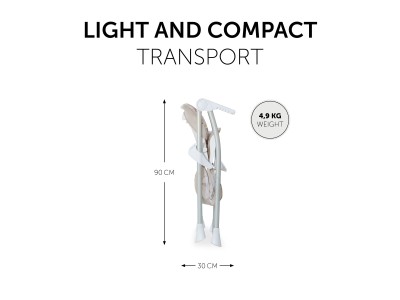 Hauck Sit N Fold - Beige | Toddler High Chair