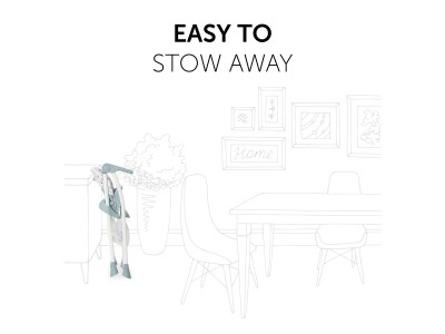 Hauck Sit N Fold - Space | Toddler High Chair