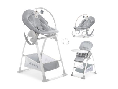 Hauck Sit N Relax 3 in 1 - Stretch Grey | High Chair
