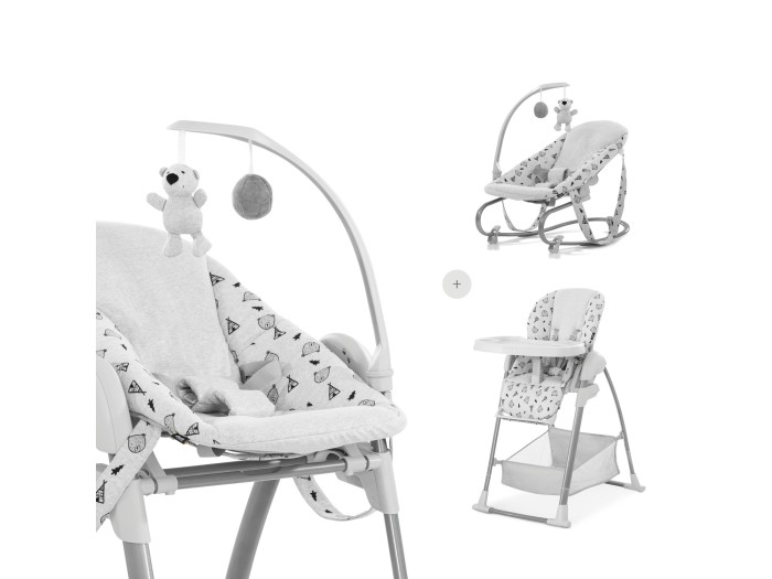 Hauck Sit N Relax 3 in 1 - Grey | High Chair