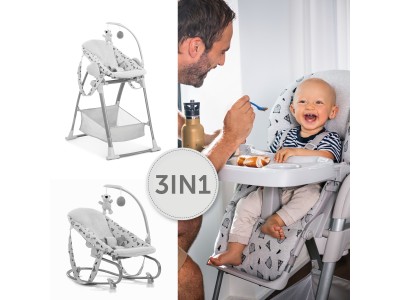 Hauck Sit N Relax 3 in 1 - Grey | High Chair