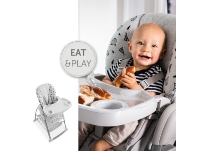 Hauck Sit N Relax 3 in 1 - Grey | High Chair