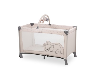 Hauck Dream N Play Go Pooh Rainbow Beige | Travel Cot