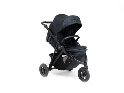 Roma Atlas 3 Wheel Pram - Jet Black | Baby Snooze