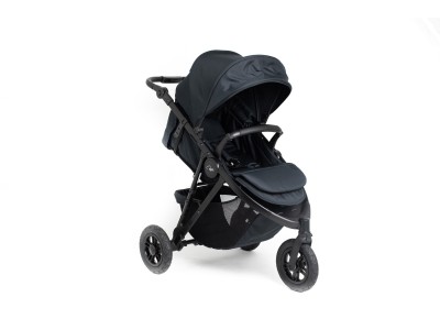 Roma Atlas 3 Wheel Pram - Jet Black | Baby Snooze