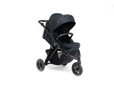 Roma Atlas 3 Wheel Pram - Jet Black | Baby Snooze