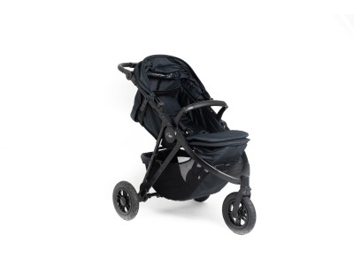 Roma Atlas 3 Wheel Pram - Jet Black | Baby Snooze