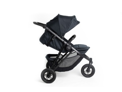 Roma Atlas 3 Wheel Pram - Jet Black | Baby Snooze