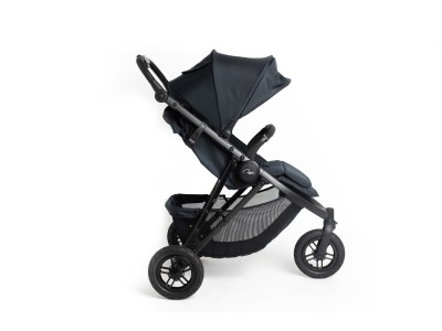 Roma Atlas 3 Wheel Pram - Jet Black | Baby Snooze