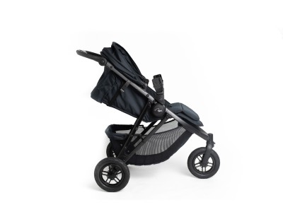 Roma Atlas 3 Wheel Pram - Jet Black | Baby Snooze