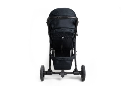 Roma Atlas 3 Wheel Pram - Jet Black | Baby Snooze